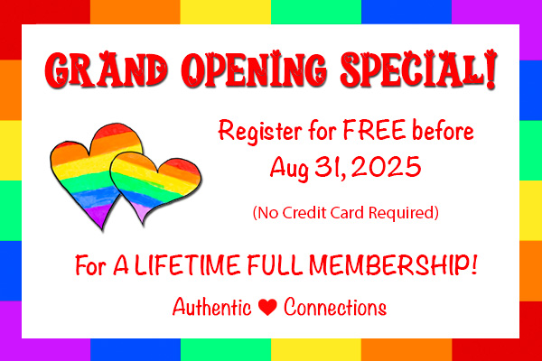 Opening Special - Register for Free For Full Lifetime Full Membership Opening Special - Register for Free For Full Lifetime Full Membership
